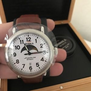 Shinola Men’s watch leather band